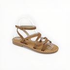 Sandales Plates Camel - Joia Paris