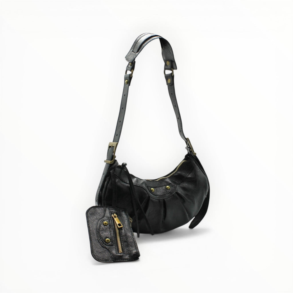 Sac Bandoulière Cuir Métallisé - Vimoda