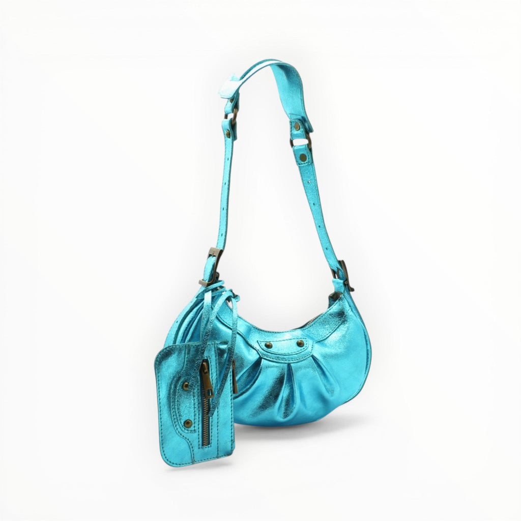 Sac Bandoulière Cuir Métallisé - Vimoda