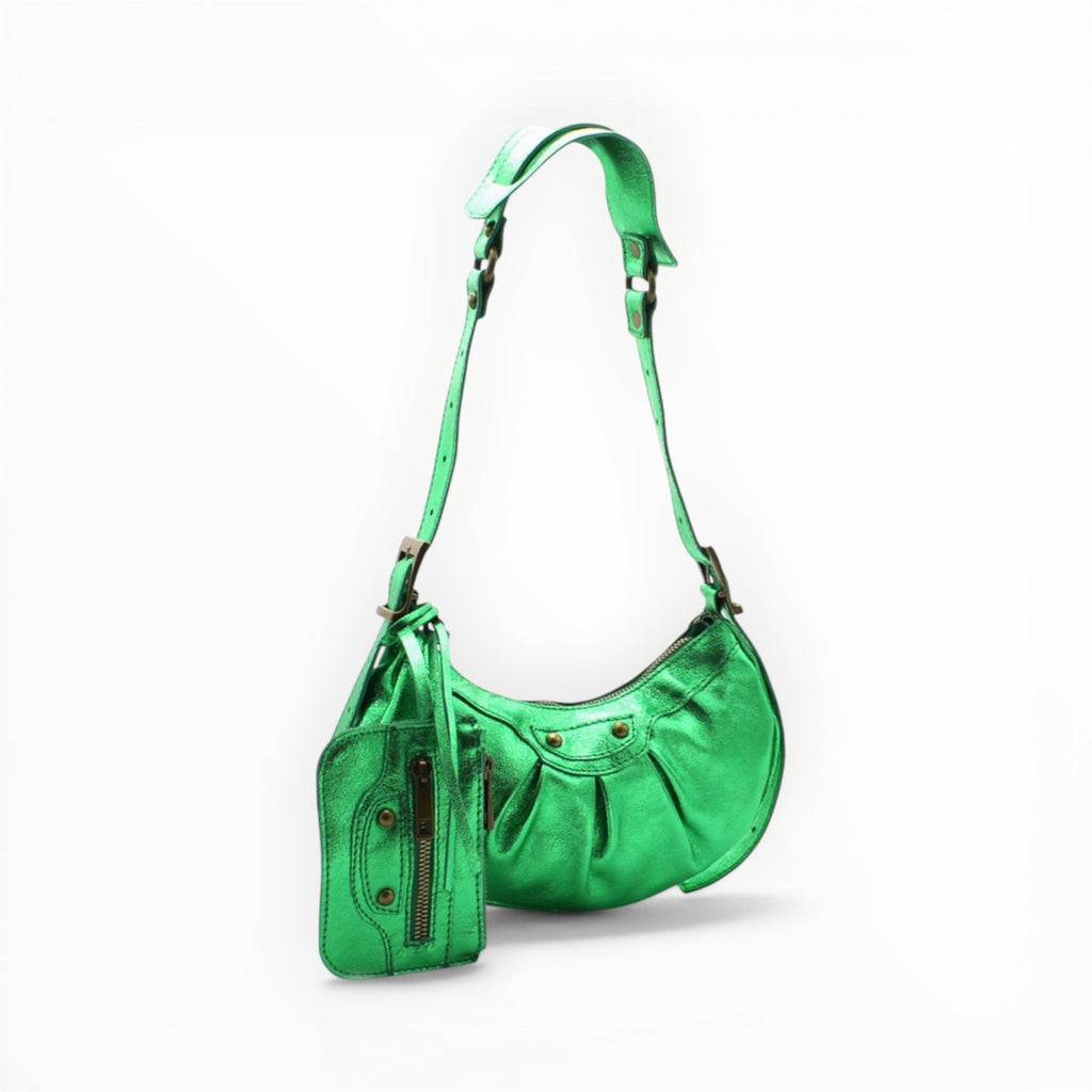 Sac Bandoulière Cuir Métallisé - Vimoda