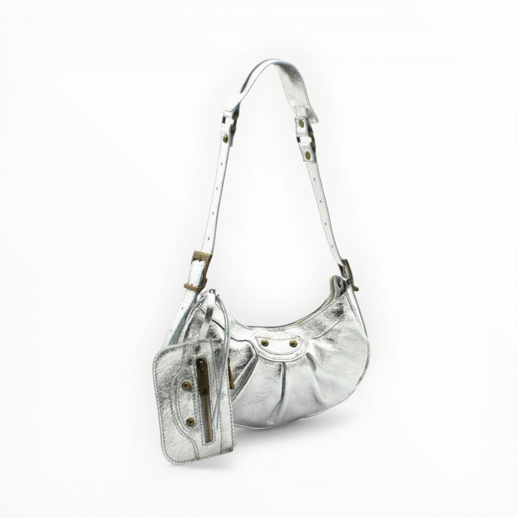 Sac Bandoulière Cuir Métallisé - Vimoda