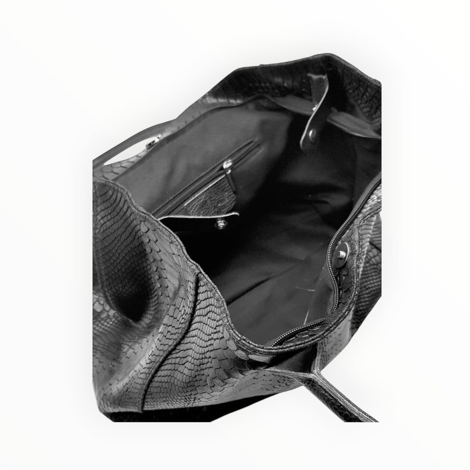 Sac à Main Cuir Véritable Imprimé Python Lola Zeen - Sacs - ZEEN