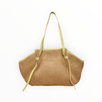 Sac Cuir Raphia Medium Shopping LOUISA LEE - Sacs - LOUISA LEE