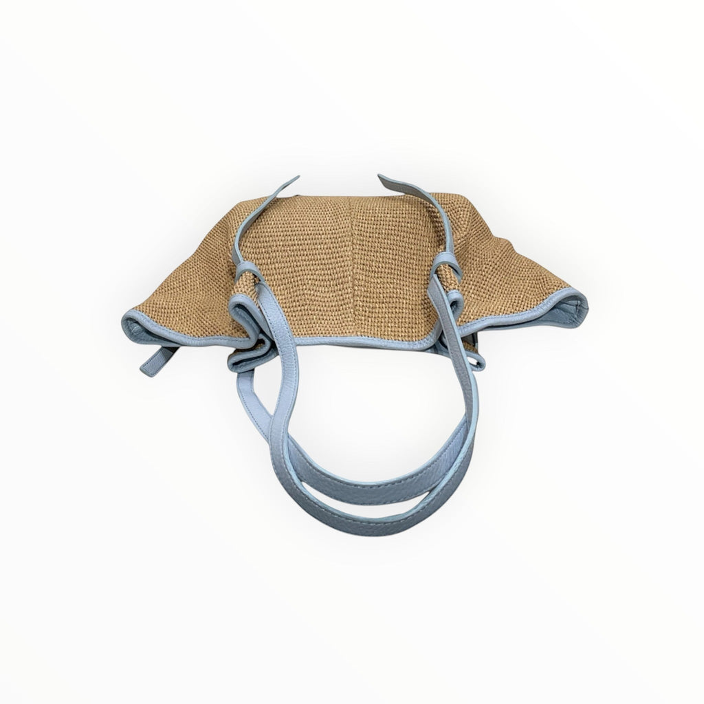 Sac Cuir Raphia Medium Shopping LOUISA LEE - Sacs - LOUISA LEE