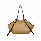 Sac Cuir Raphia Medium Shopping LOUISA LEE - Sacs - LOUISA LEE