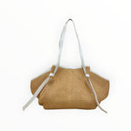Sac Cuir Raphia Medium Shopping LOUISA LEE - Sacs - LOUISA LEE