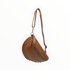 Sac Banane Cuir Grainé Clouté LOUISA LEE - Sacs - LOUISA LEE