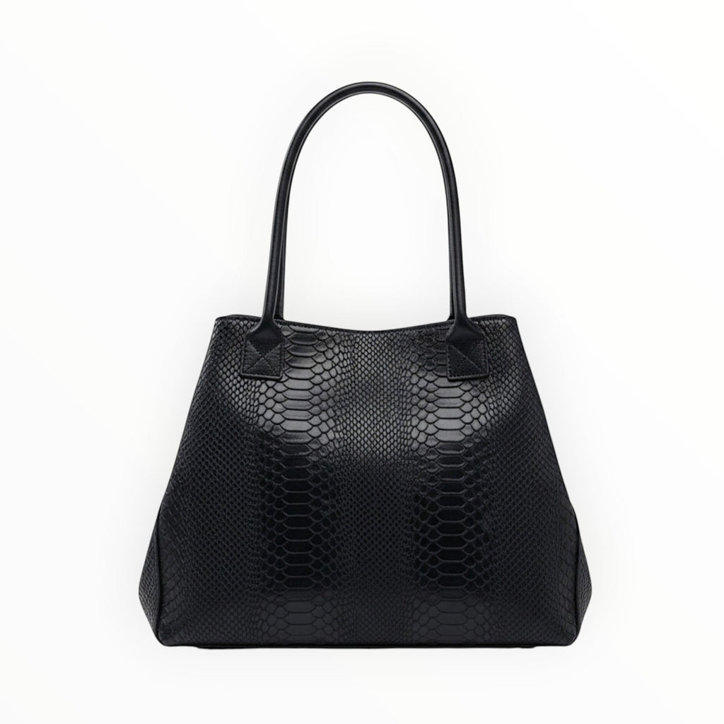 Sac à Main Cuir Véritable Imprimé Python Lola Zeen - Sacs - ZEEN