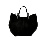 Sac Shopping Cuir Suédé Double Bandoulière LOUISA LEE