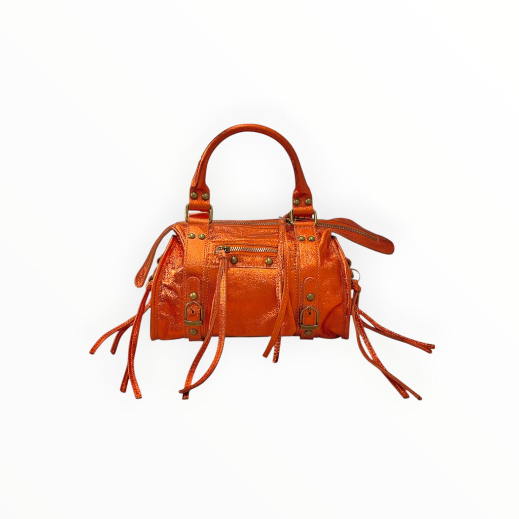 Sac à Main Cuir Vachette Irisé Capucine Medium LOUISA LEE