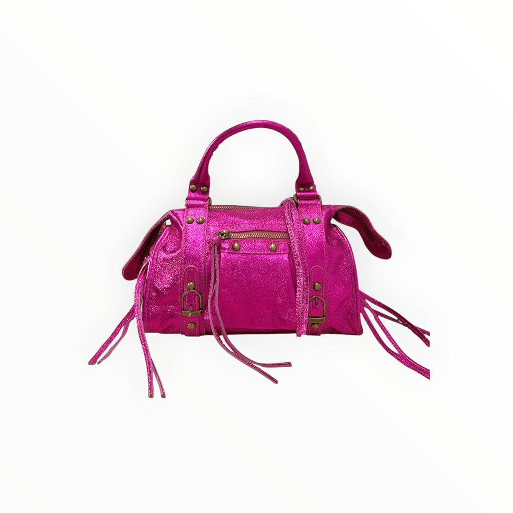 Sac à Main Cuir Vachette Irisé Capucine Medium LOUISA LEE