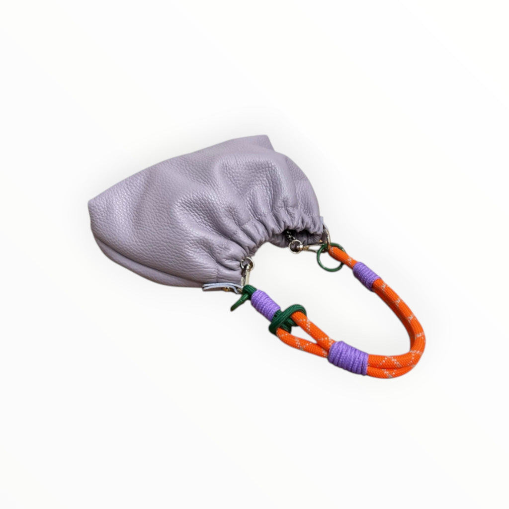 Sac cuir grainé cordon Plissa LOUISA LEE