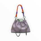Sac cuir grainé cordon Plissa LOUISA LEE