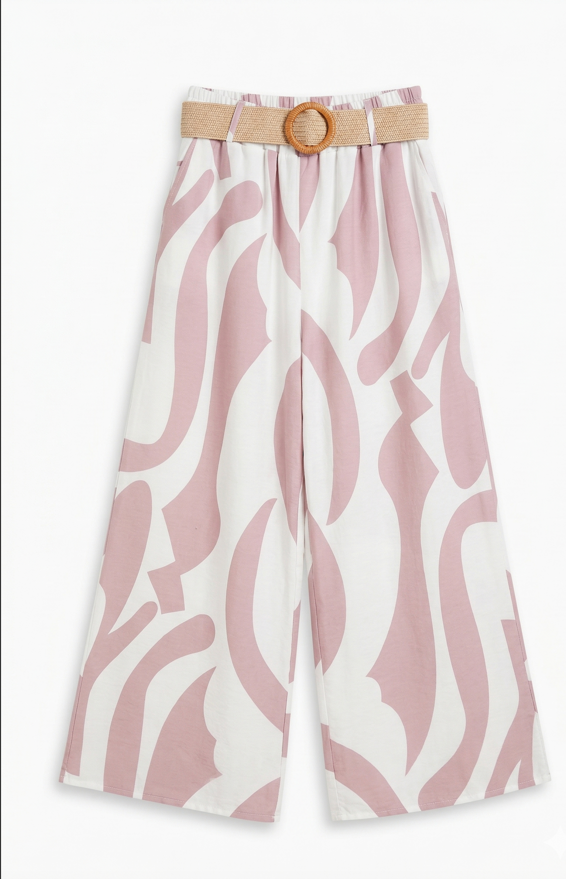 Pantalon à motifs abstraits fluide LUCKY NANA - Pantalon Femme - Lucky Nana