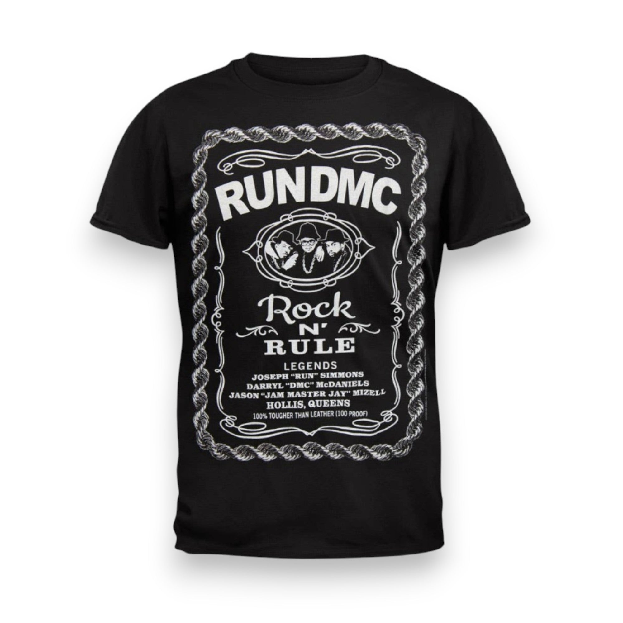 T-shirt Run DMC Rock and Rule Whiskey Homme - T-shirt homme - Official Store