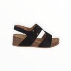 Sandale Compensée Scratch Motifs Perforés PU Bohème – LADY GLORY - Chaussure Femme - LADY GLORY