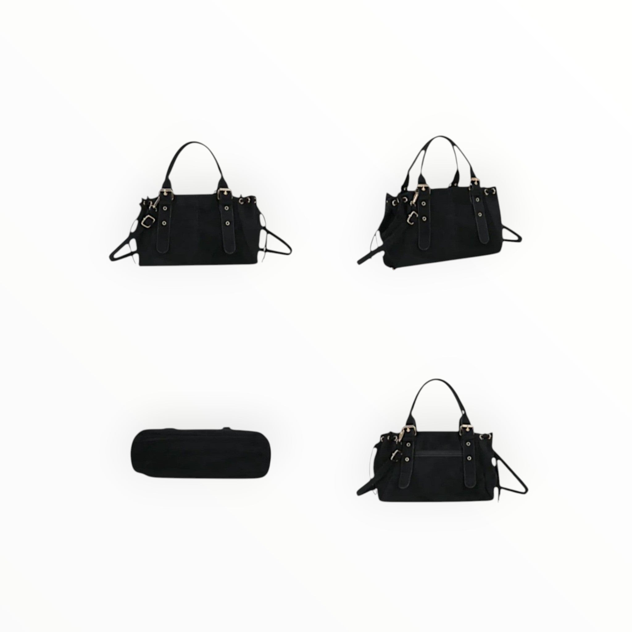 Sac à Main Suédine Détails Dorés L'Essentielle GALLANTRY - Sacs - GALLANTRY