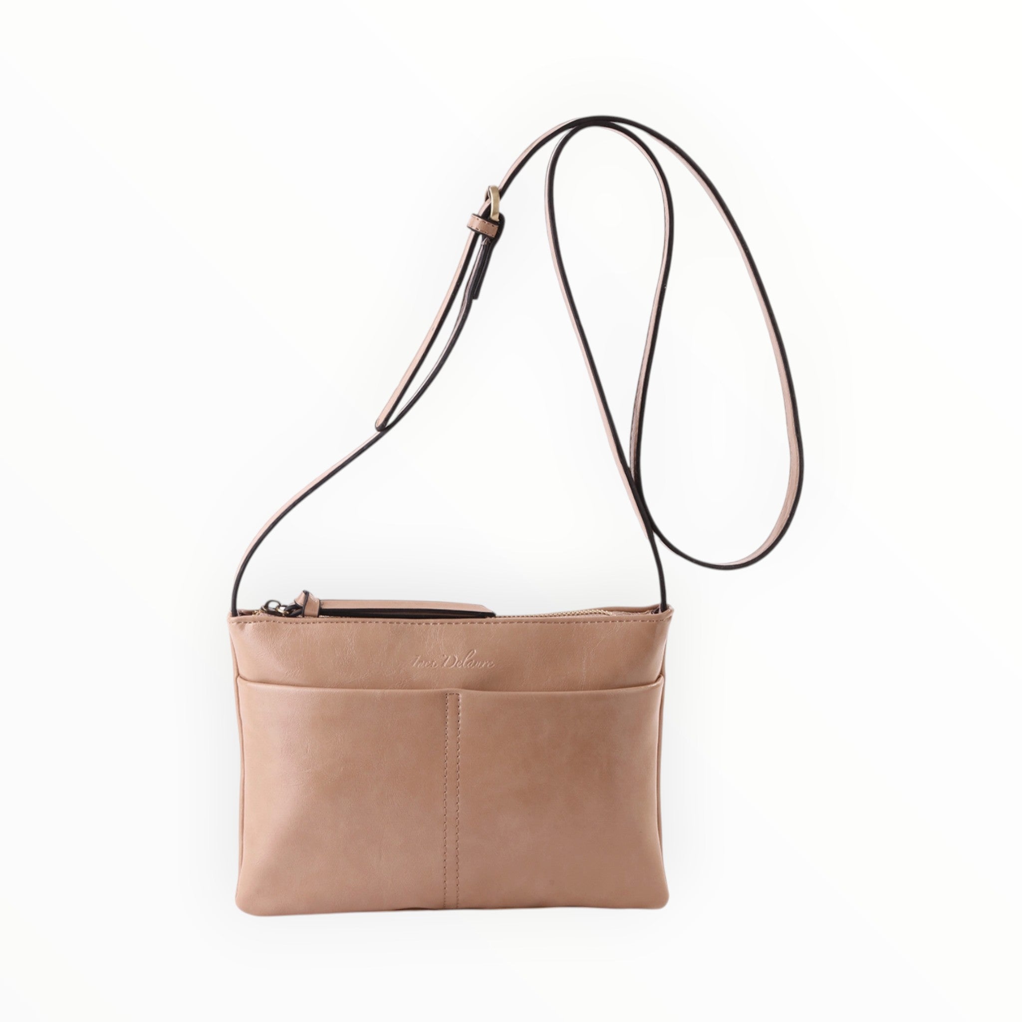 Pochette zippée plate multi-poches INES DELAURE - Sacs - INES DELAURE
