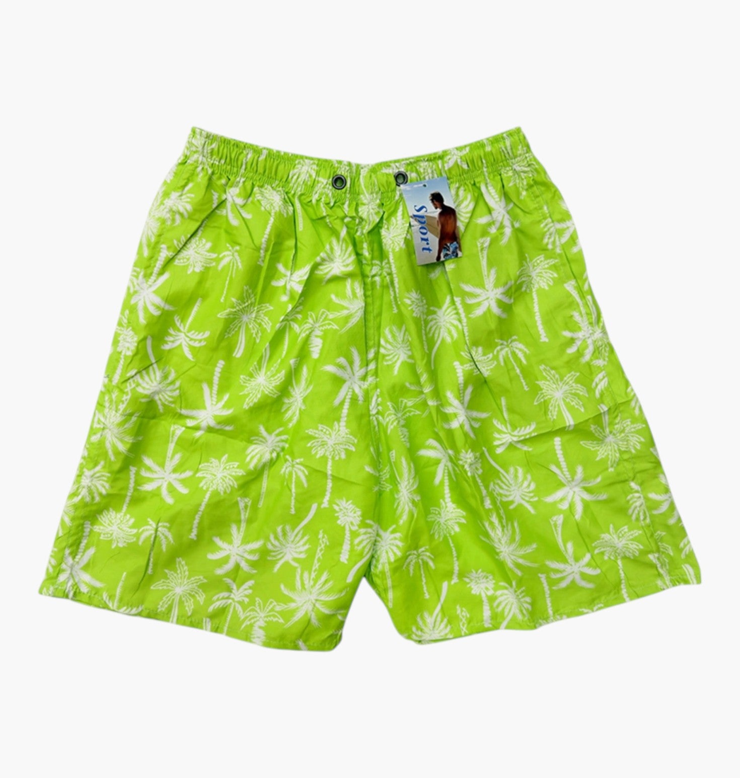 Short de Plage Homme Palmiers BELLE COM'ELLE - Short de bain Homme - BELLE COM'ELLE
