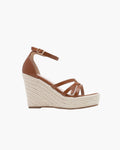 Sandales Compensées Corde 3 Bandes LADY GLORY - Chaussure Femme - LADY GLORY