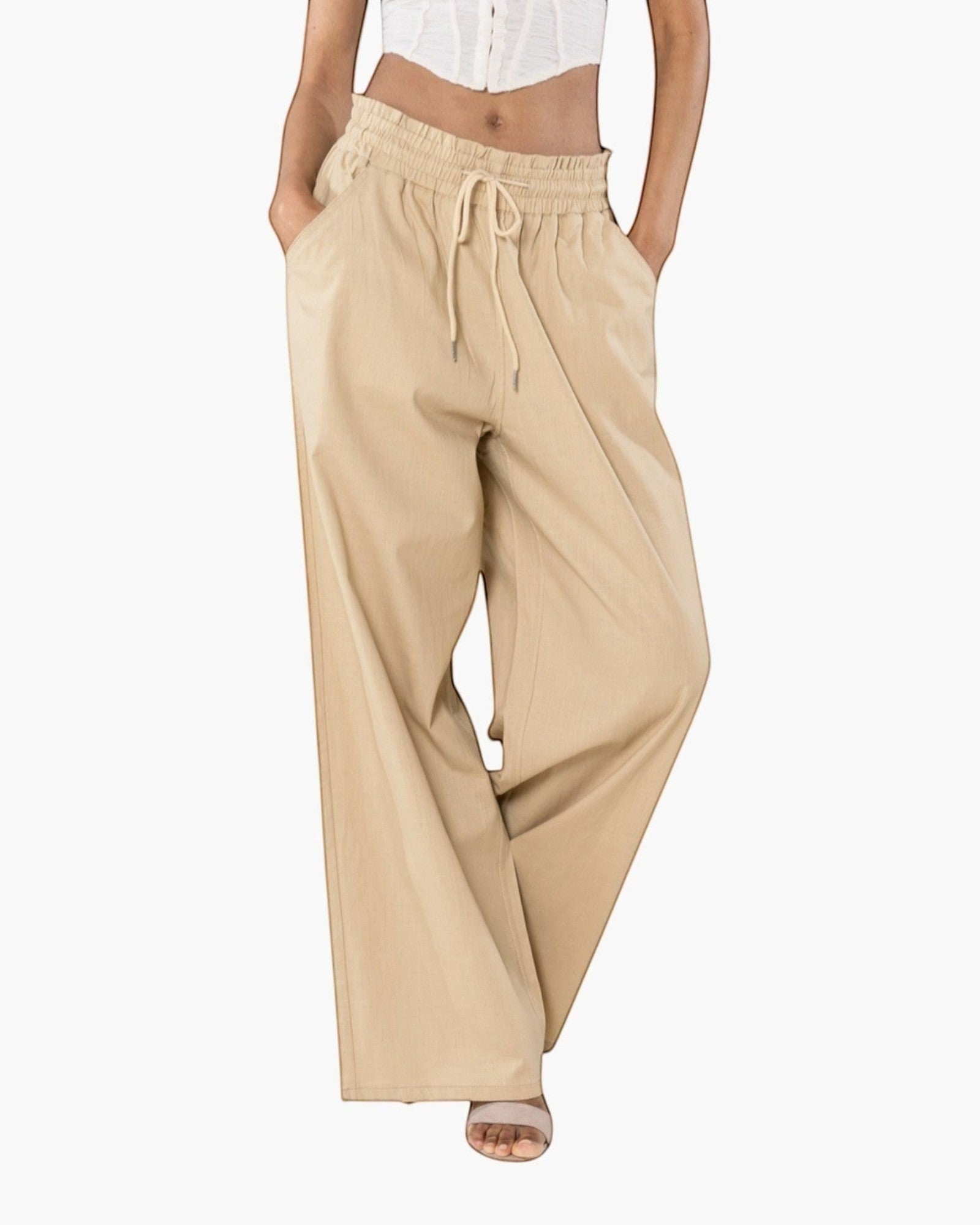 Pantalon palazzo large NINA CARTER