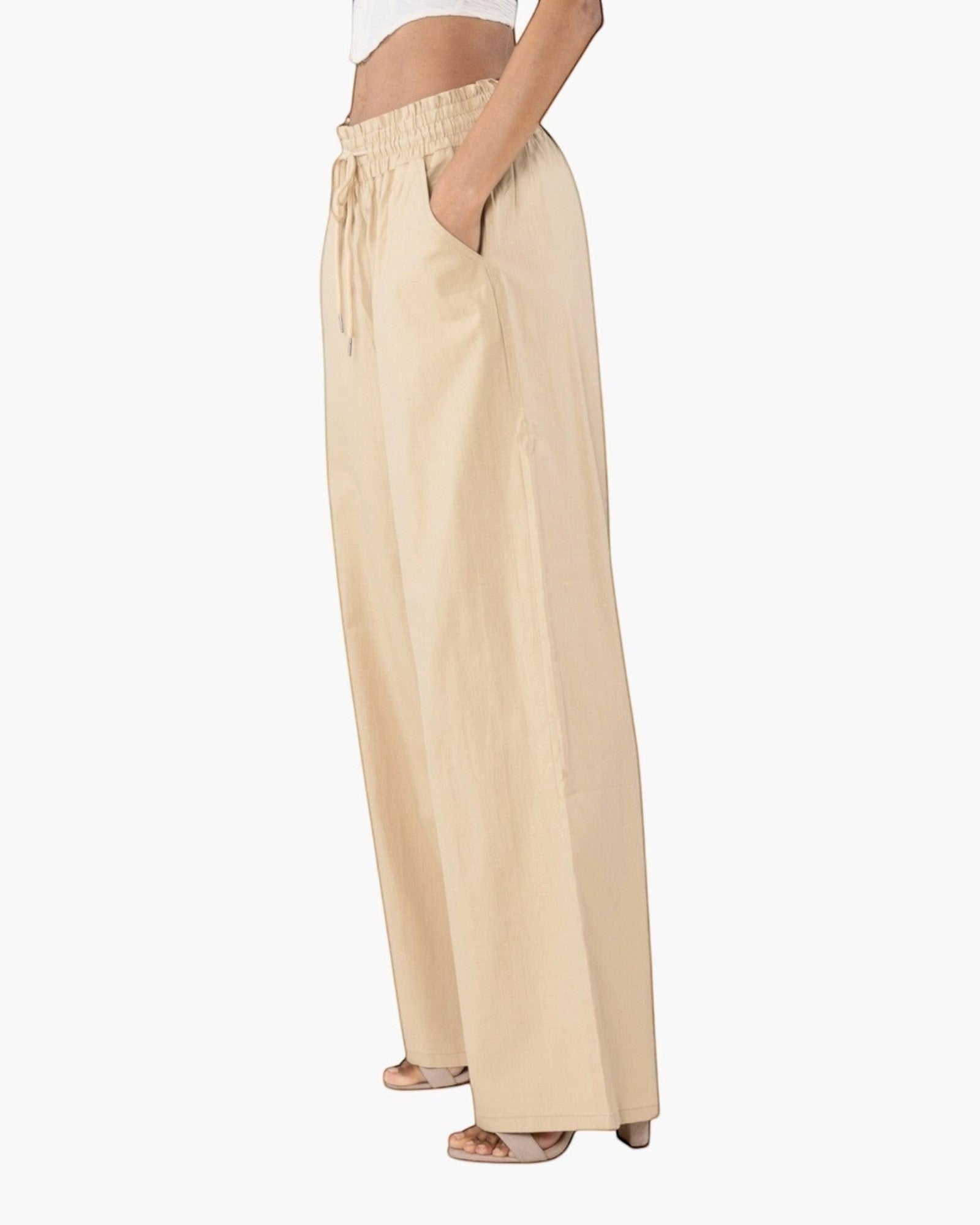 Pantalon palazzo large NINA CARTER - Pantalon Femme - Nina Carter