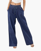 Pantalon palazzo large NINA CARTER - Pantalon Femme - Nina Carter