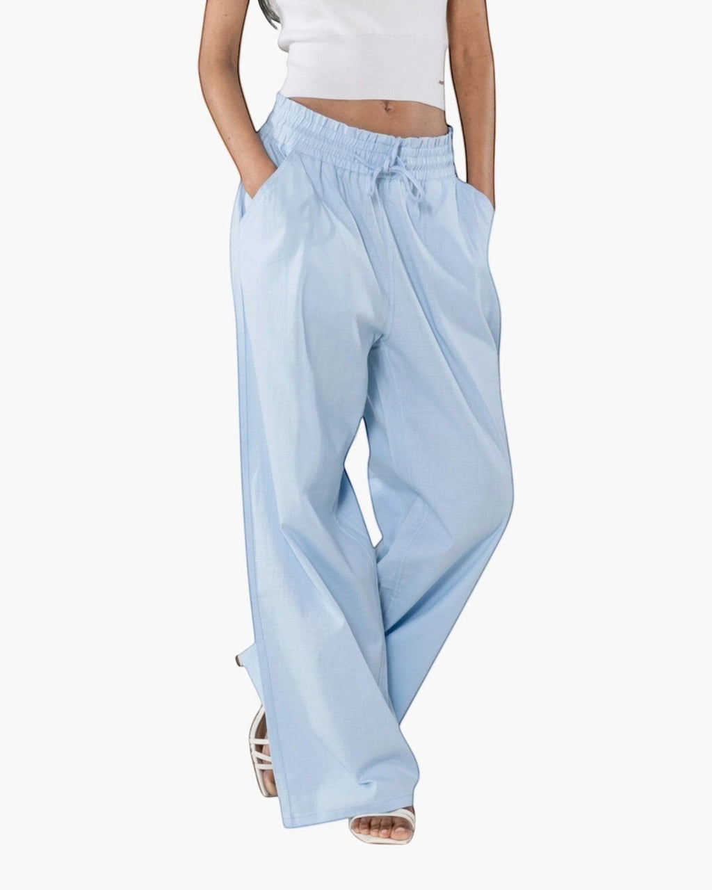 Pantalon palazzo large NINA CARTER - Pantalon Femme - Nina Carter