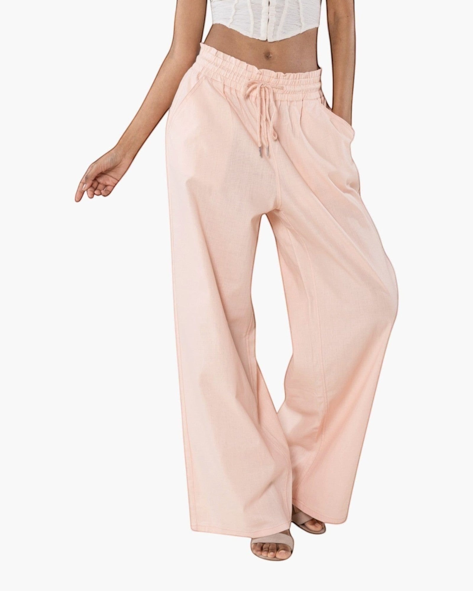 Pantalon palazzo large NINA CARTER