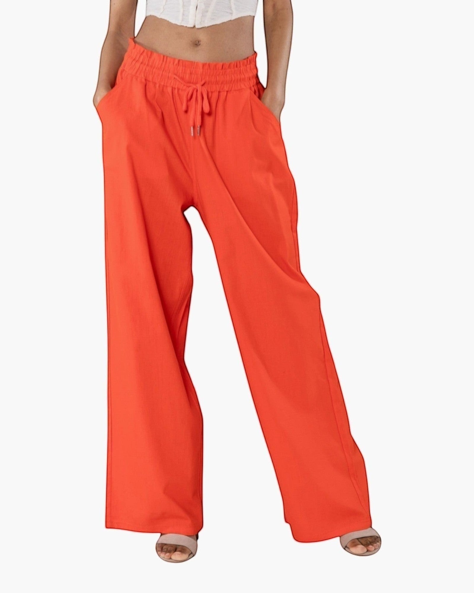 Pantalon palazzo large NINA CARTER - Pantalon Femme - Nina Carter