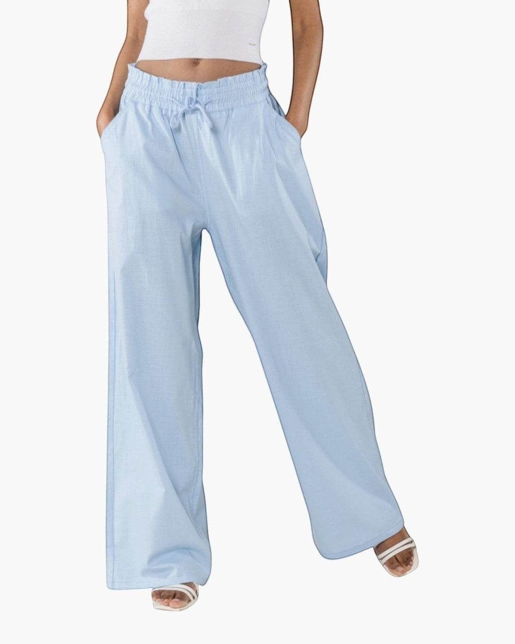 Pantalon palazzo large NINA CARTER - Pantalon Femme - Nina Carter