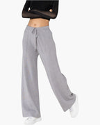 Pantalon en maille confort cocooning évasé NINA CARTER - Pantalon Femme - Nina Carter