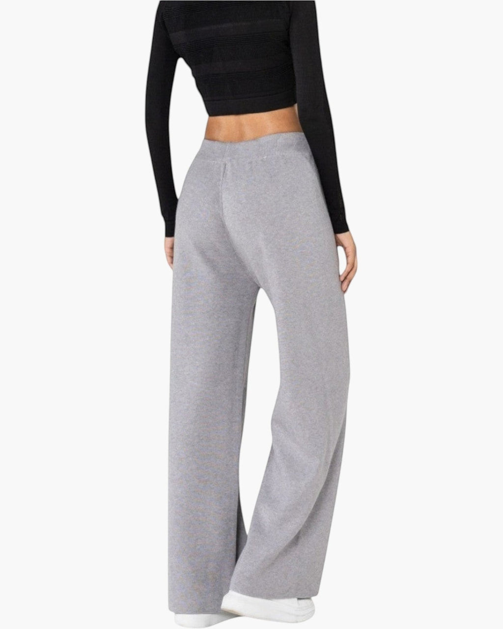 Pantalon en maille confort cocooning évasé NINA CARTER - Pantalon Femme - Nina Carter