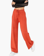 Pantalon en maille confort cocooning évasé NINA CARTER - Pantalon Femme - Nina Carter
