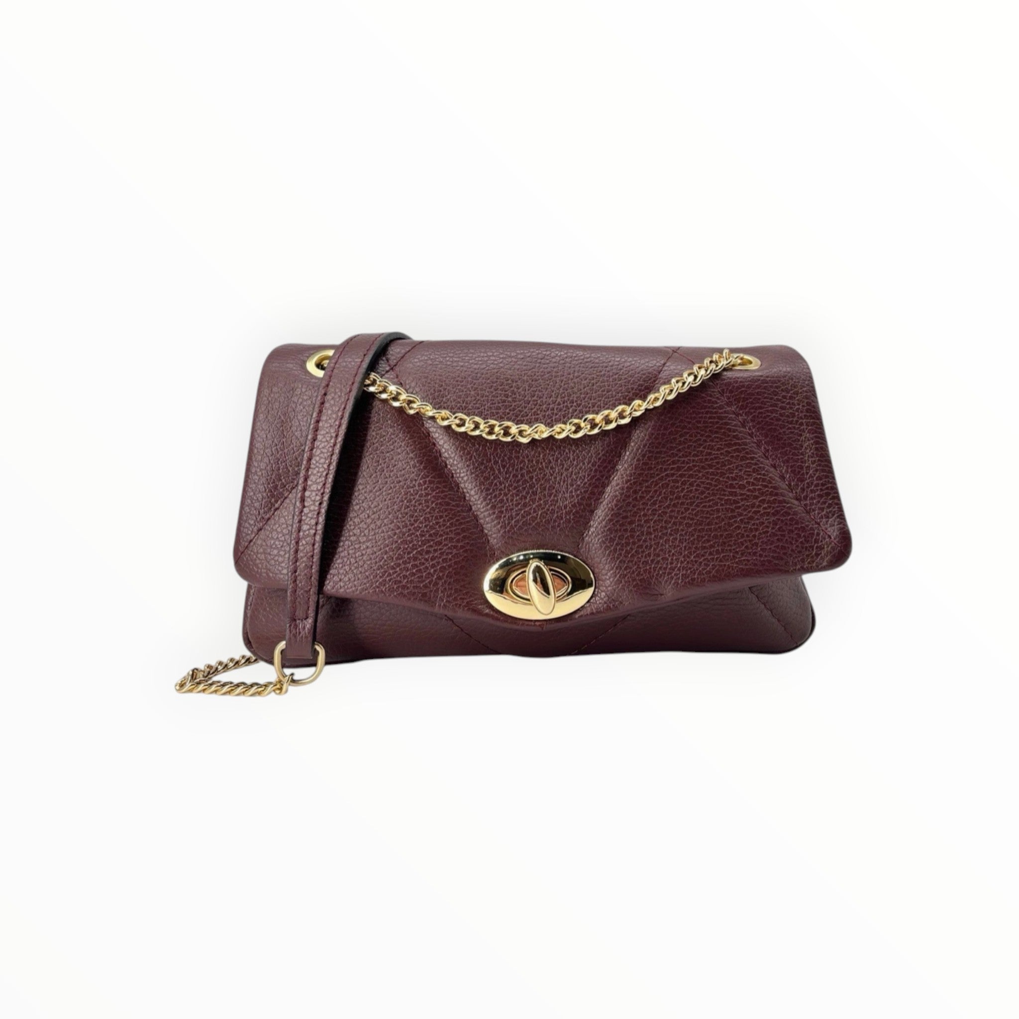 Sac cuir grainé matelassé CARLOTA LOUISA LEE - Sacs - LOUISA LEE