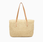 Cabas Zippé Paille avec Trousse INES DELAURE