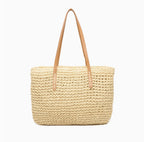 Cabas Zippé Paille avec Trousse INES DELAURE