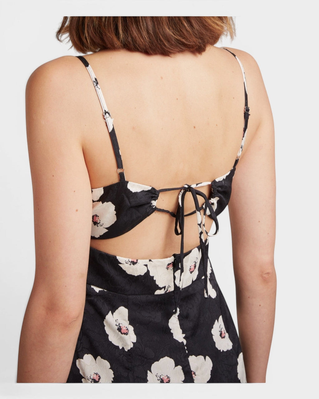 Robe corset imprimé fleuri japonais ANDY & LUCY