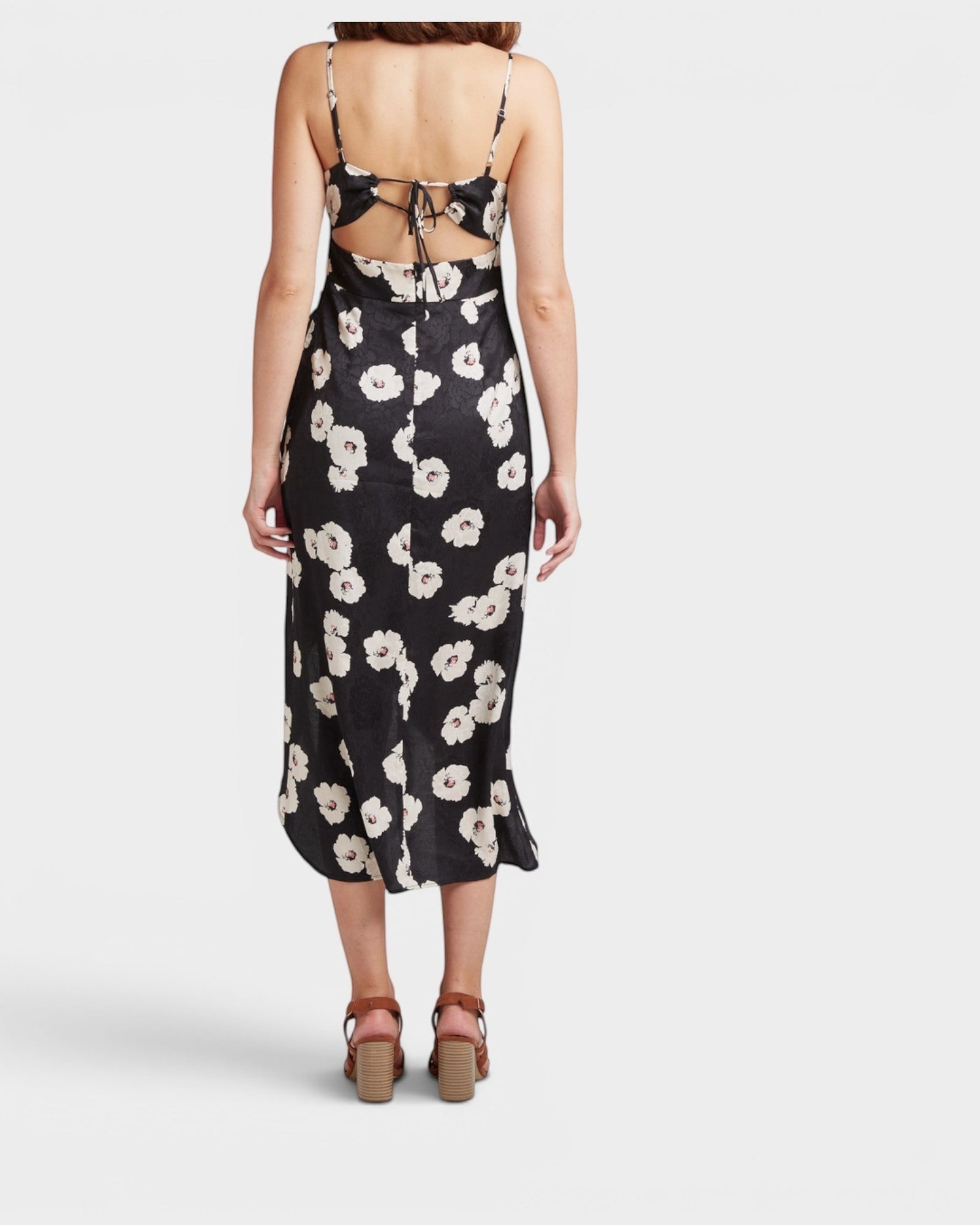 Robe corset imprimé fleuri japonais ANDY & LUCY