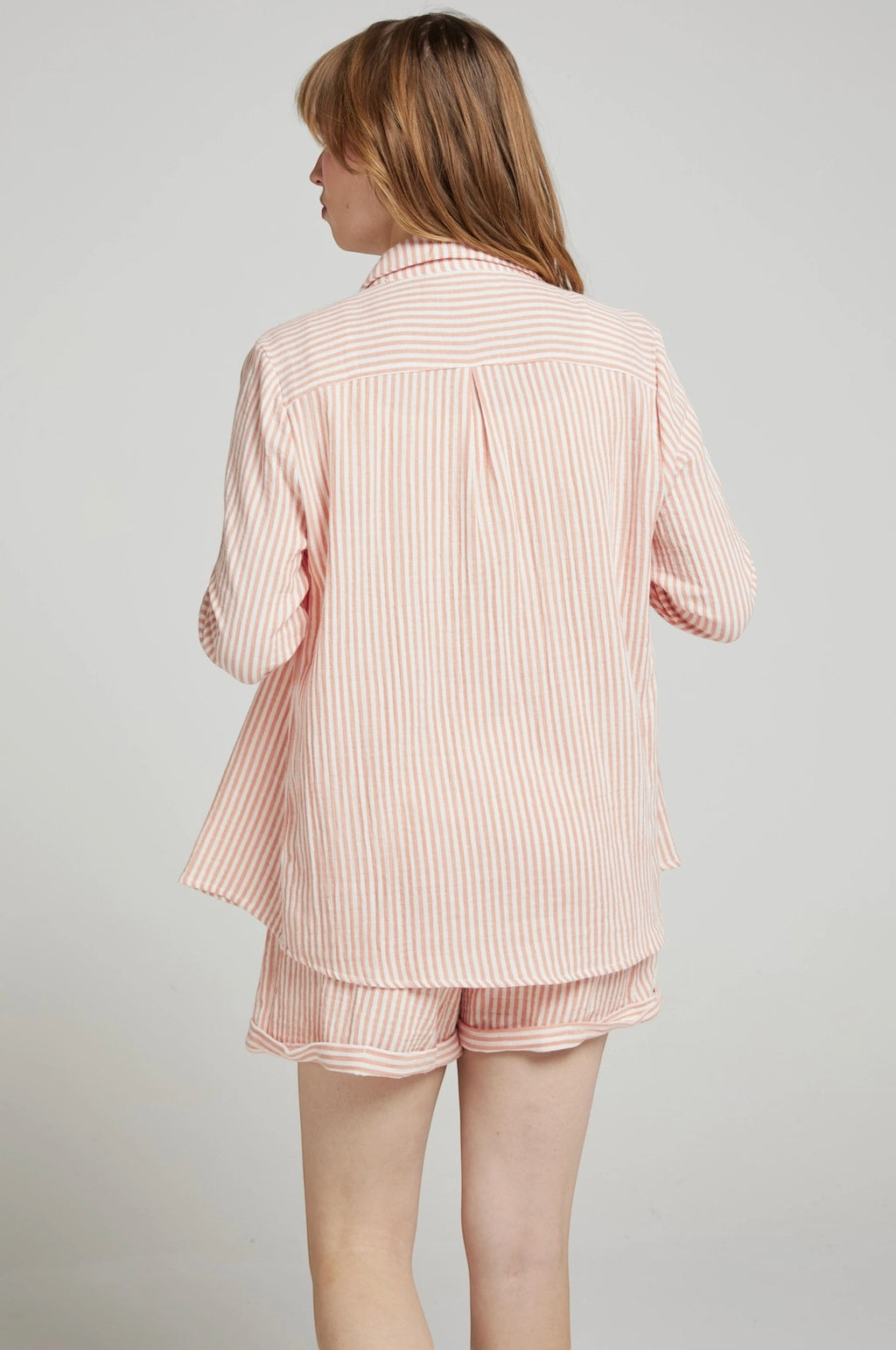 Short rayé gaz de coton DEBRA ANDY & LUCY