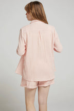 Short rayé gaz de coton DEBRA ANDY & LUCY