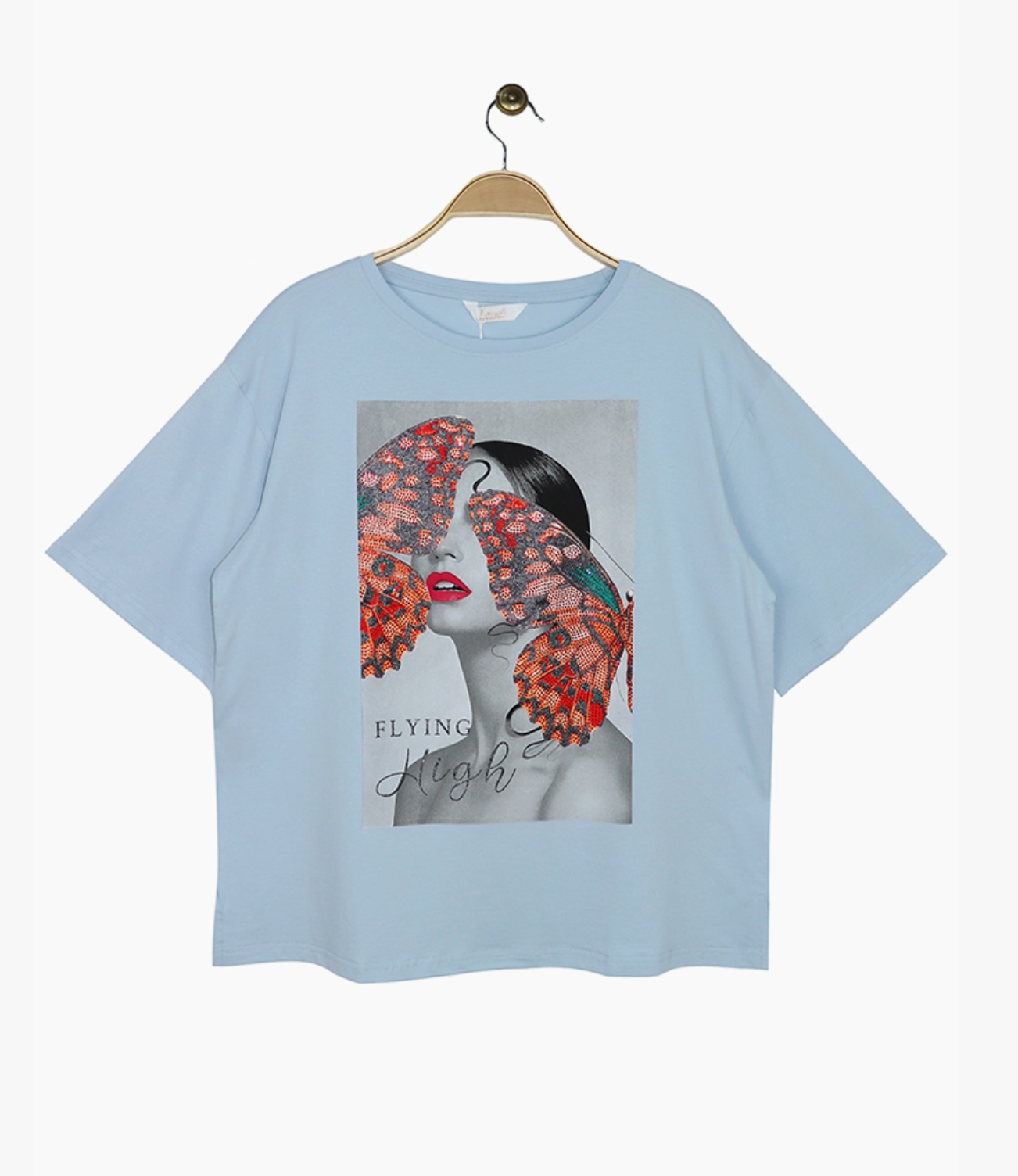 T-shirt coton imprimé papillons ATTRAIT PARIS
