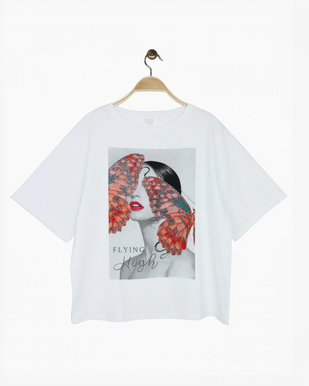 T-shirt coton imprimé papillons ATTRAIT PARIS