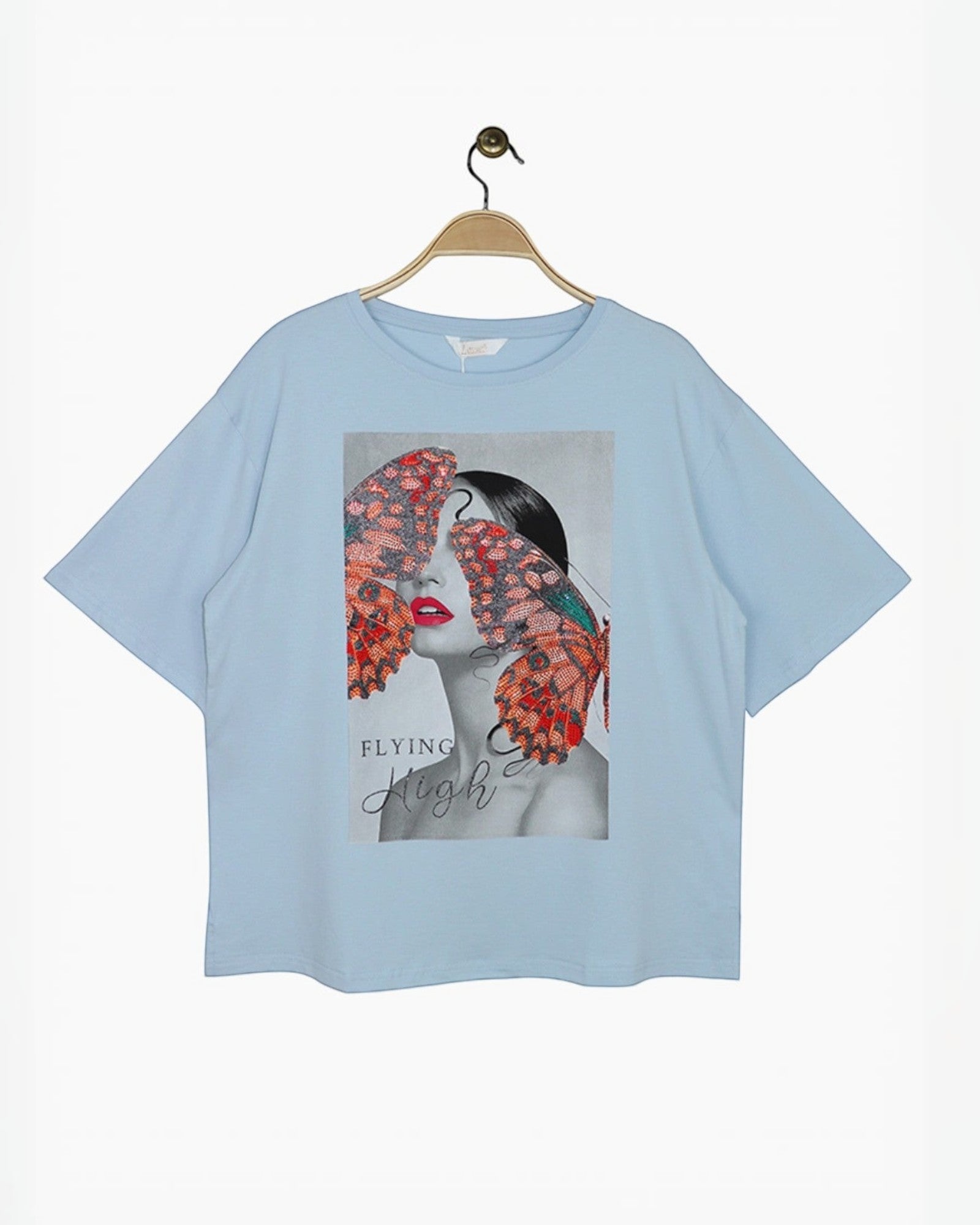 T-shirt coton imprimé papillons ATTRAIT PARIS