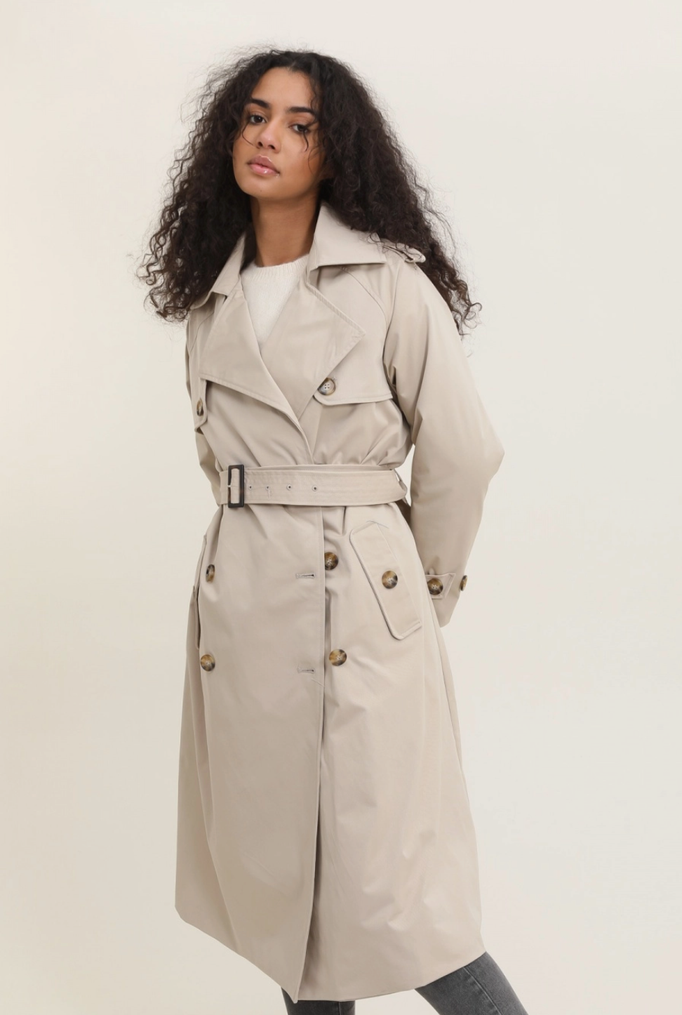 Trench Long Double Boutonnage ATTRAIT PARIS