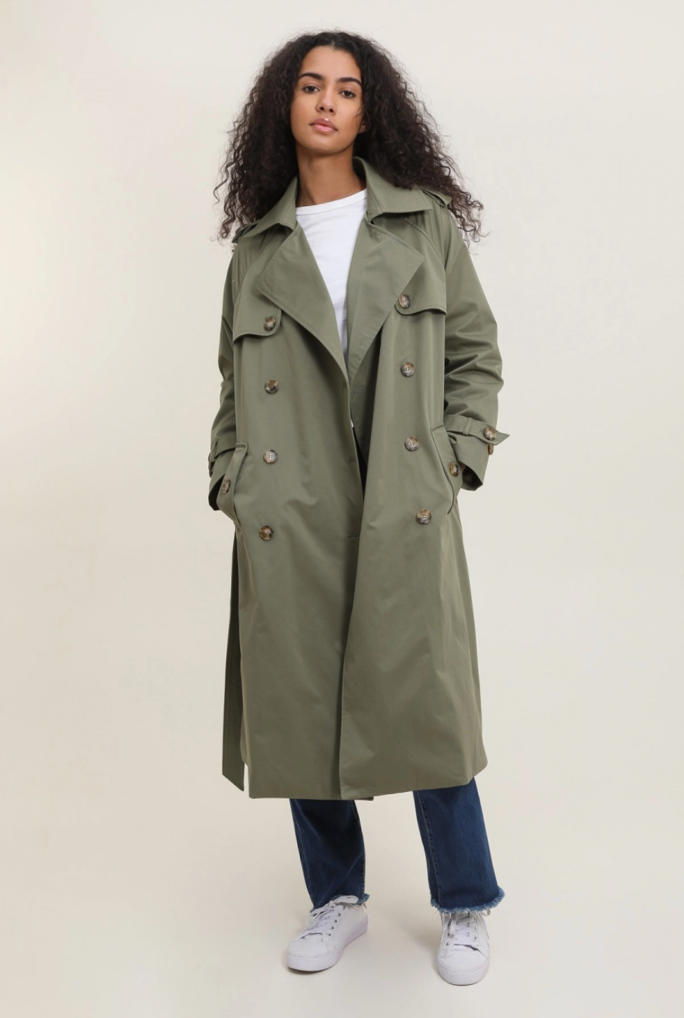 Trench Long Double Boutonnage ATTRAIT PARIS