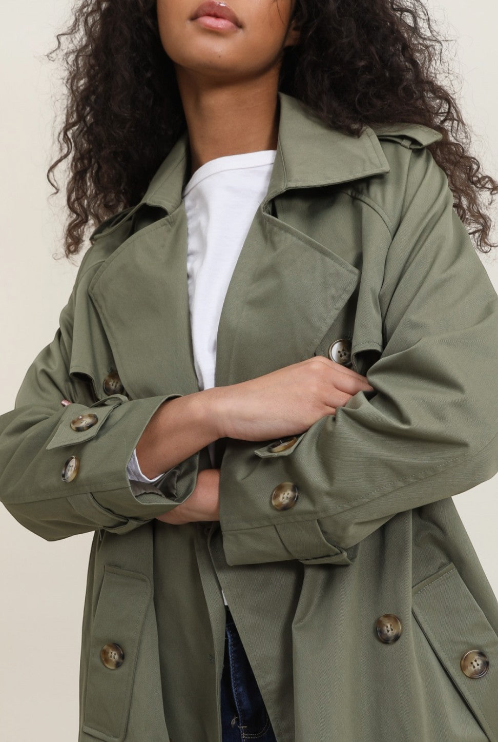Trench Long Double Boutonnage ATTRAIT PARIS