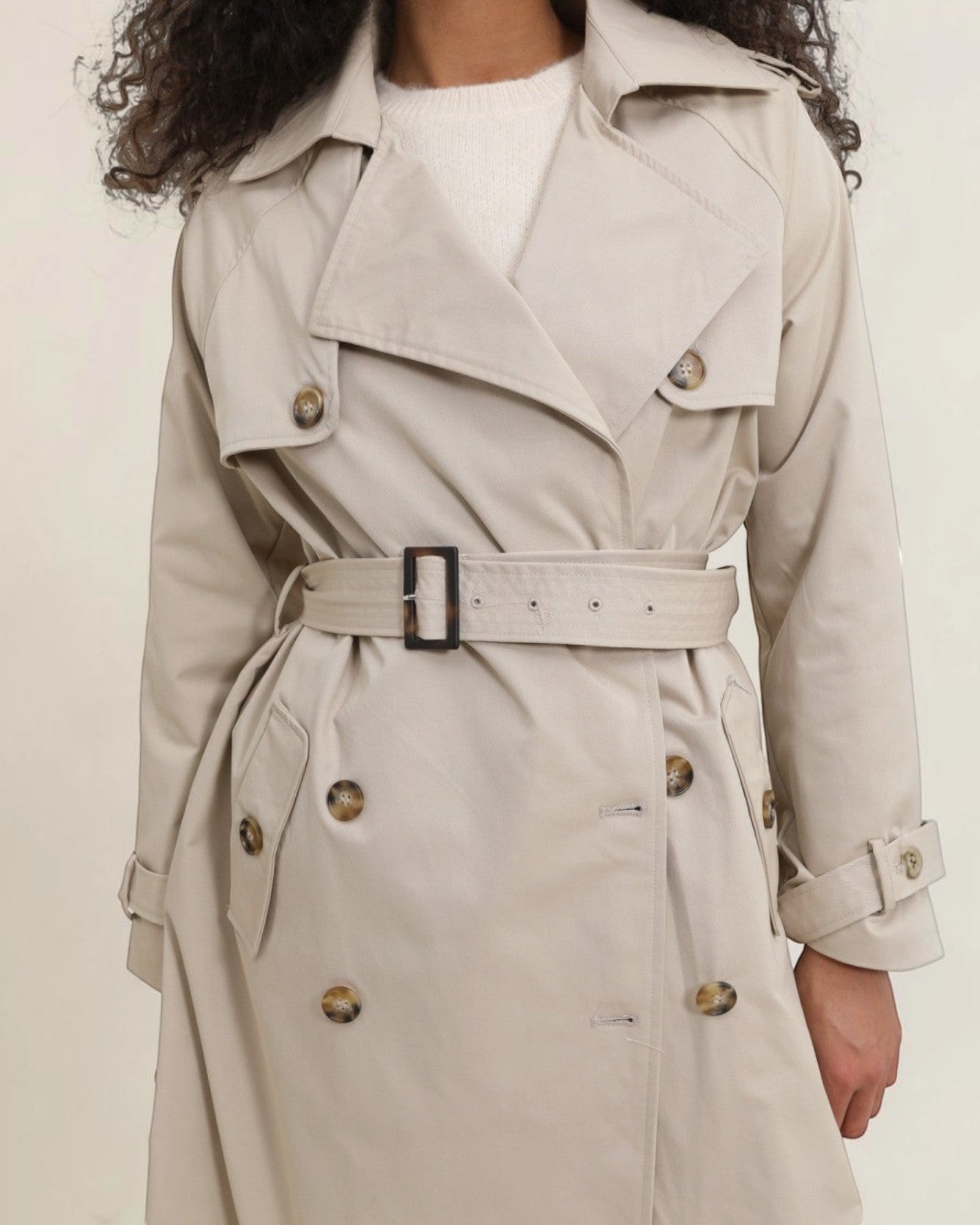 Trench Long Double Boutonnage ATTRAIT PARIS