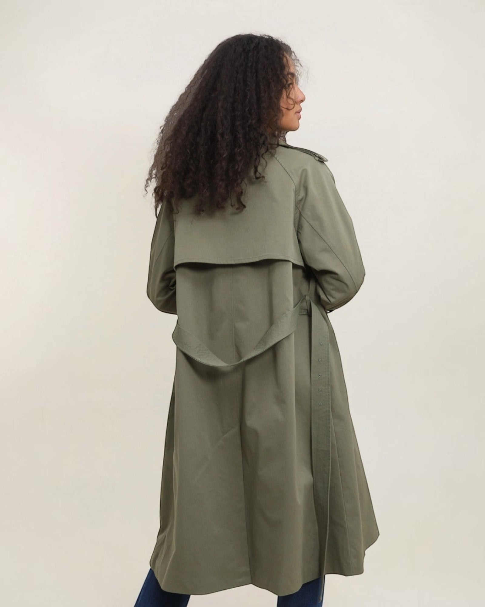 Trench Long Double Boutonnage ATTRAIT PARIS