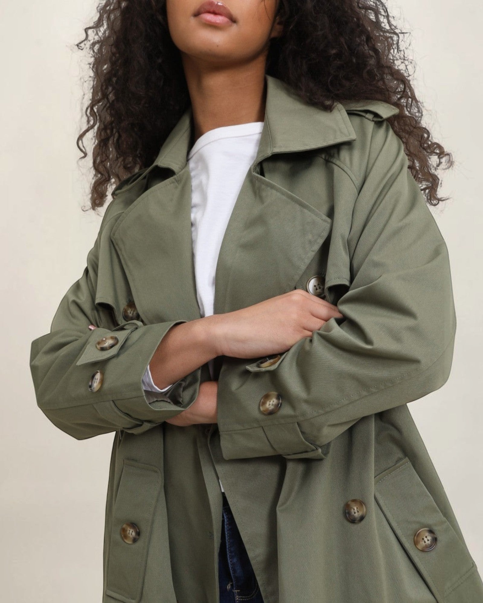 Trench Long Double Boutonnage ATTRAIT PARIS
